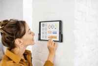 Durable 893958 VisioClip Univerzális Fali Tablet tartó - Antracit