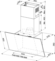Faber DAISY + WH A80 Páraelszívó - Fehér