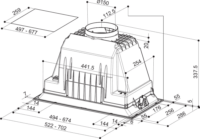 Faber INKA PLUS HCS BK A52 Páraelszívó - Fekete