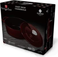 Berlinger Haus BH/6497 24cm Öntöttvas Lábas - Bordó