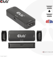 Club3D CAC-1307 HDMI 4K60Hz aktív Jelerősítő Repeater 5m - Fekete