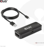 Club3D CAC-1307 HDMI 4K60Hz aktív Jelerősítő Repeater 5m - Fekete