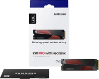 Samsung 4TB 990 Pro (Hűtőbordával) M.2 PCIe SSD