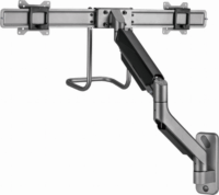 Gembird MA-WA2-02 17"-32" LCD TV/Monitor fali tartó - Fekete (2 kijelző)