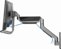 Gembird MA-WA2-02 17"-32" LCD TV/Monitor fali tartó - Fekete (2 kijelző)