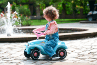 BIG Bobby Classic Unicornis Bébitaxi - Türkiz/Rózsaszín