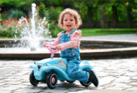 BIG Bobby Classic Unicornis Bébitaxi - Türkiz/Rózsaszín