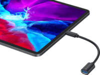 Conceptronic ABBY11B USB-C apa - USB-A anya 3.0 Adapter (2db)