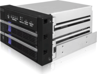 Icy Dock MB901SPR-B R1 FatCage 2x2.5"/3.5" - 2x5.25" HDD beépítő keret