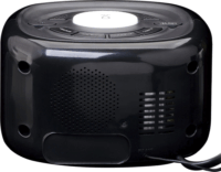 Lenco CR-12 Rádiós ébresztőóra - Fekete