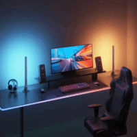 Govee H61C3 RGB Neon Gaming Asztali Dekor LED szalag 3m