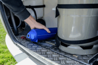 Brennenstuhl Safebox CEE 230V IP44 biztonsági doboz kültéri kábelekhez - Kék