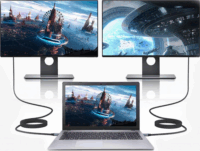 Conceptronic ABBY10G USB-C 3.0 - HDMI 2.0 Kábel 2m - Fekete