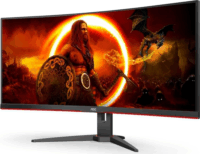 AOC 34" CU34G2XE/BK Ívelt Gaming Monitor
