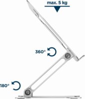 Gembird NBS-D1-03 15.6" Laptop állvány - Ezüst