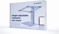 Gembird NBS-D1-02 15.6" Laptop állvány - Ezüst