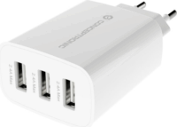 Conceptronic ALTHEA13W 3x USB-A Hálózati Gyorstöltő Adapter 30W - Fehér