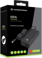 Conceptronic OZUL03BE Univerzális Nötebook töltő 100W (USB-C)