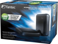Fantec DB-F35U3 3.5" USB 3.0 Type-C Külső HDD ház - Fekete