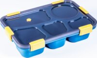 Iris KT-004-BL Műanyag ételtároló doboz 5 rekeszes 3,2L - Kék