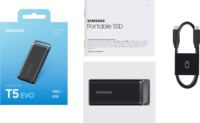 Samsung 8TB T5 Evo USB 3.2 Gen1 Külső SSD - Fekete