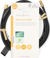 Nedis CSGL02210BK30 RP-SMA Antenna kábel 3m - Fekete