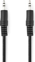 Nedis CAGL22000BK10 3.5mm Jack apa - 3.5mm Jack apa Kábel (1m)