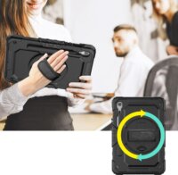 Tech-Protect Solid Samsung Galaxy Tab S9 FE 10.9 Ütésálló tablet tok - Fekete