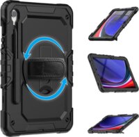 Tech-Protect Solid Samsung Galaxy Tab S9 FE 10.9 Ütésálló tablet tok - Fekete