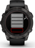 Garmin Fenix 7 Pro Sapphire Solar (47mm) Okosóra - Karbonszürke (Fekete Szilikon szíjjal)