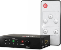 Club3D CSV-1381 HDMI 3-port Switch távirányítóval