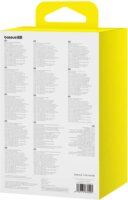 Baseus GaN5 2x USB-C / USB Hálózati töltő - Szürke (65W)