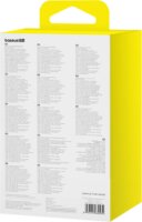 Baseus GaN5 2x USB-C / USB Hálózati töltő - Fehér (65W)