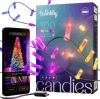 Twinkly TWKC100RGB-G Beltéri LED fényfüzér 6m - Színes