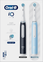 Oral-B iO Series 3N Duo Magnetikus Elektromos fogkefe (2db) - Fekete/Kék
