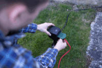 Brennenstuhl Connect WIFI 230V Kerti elosztó 2 aljzatos 3m - Fekete