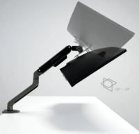 LC-Power RC-EQ-A32B 17"-32" LCD TV/Monitor asztali tartó kar - Fekete