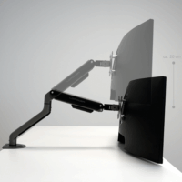 LC-Power RC-EQ-A32B 17"-32" LCD TV/Monitor asztali tartó kar - Fekete