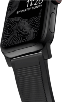 Nomad Rugged Strap Apple Watch Gumi szíj 49/45/44/42mm - Fekete