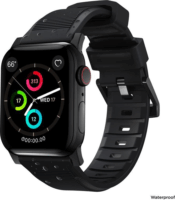 Nomad Rugged Strap Apple Watch Gumi szíj 49/45/44/42mm - Fekete