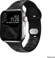 Nomad Sport Slim Strap Apple Watch Gumi szíj 41/40/38mm - Fekete (S/M)