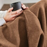 Ibena Charlotte takaró barna (140 x 200 cm)