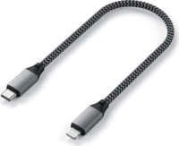 Satechi ST-TCL10M USB-C apa - Lightning apa Adat és töltő kábel - Asztroszürke (25cm)