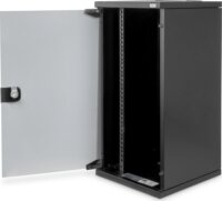 Digitus DN-10-12U-B 10" Fali rack szekrény 12U 592x312mm - Fekete