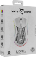 White Shark Lionel Wireless Gaming Egér - Fehér