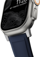 Nomad Rugged Strap Apple Watch Gumi szíj 49/45/44m/42 mm - Sötétkék