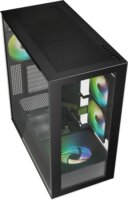 Sharkoon Rebel C60 RGB Számítógépház - Fekete