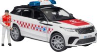 Bruder Range Rover Velar mentőautó figurával 1:16 - Fehér