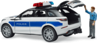 Bruder Range Rover Velar Rendőrautó figurával - Fehér/Kék