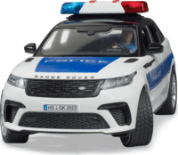 Bruder Range Rover Velar Rendőrautó figurával - Fehér/Kék